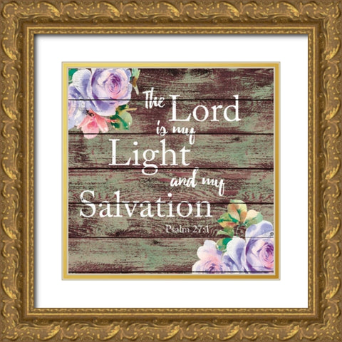Light and Salvation Gold Ornate Wood Framed Art Print with Double Matting by Brown, Victoria