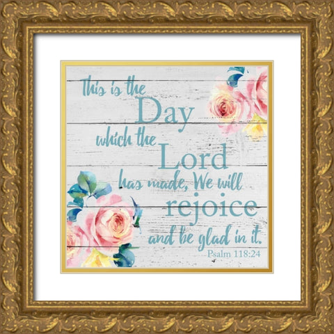 We Will Rejoice 2 Gold Ornate Wood Framed Art Print with Double Matting by Brown, Victoria