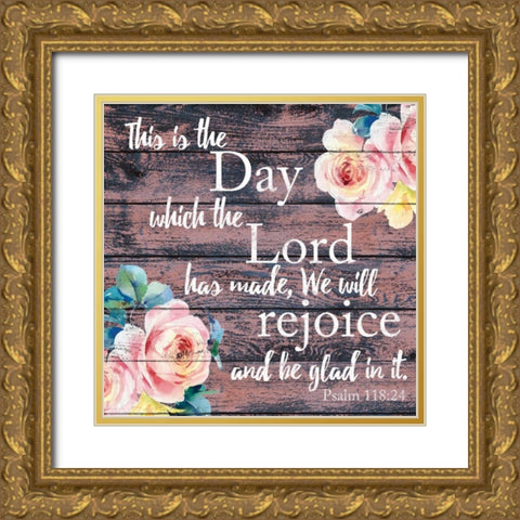 We Will Rejoice 1 Gold Ornate Wood Framed Art Print with Double Matting by Brown, Victoria