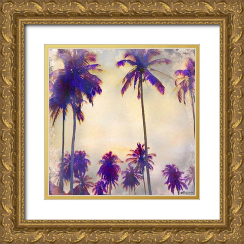 Thailand Palms 1 Gold Ornate Wood Framed Art Print with Double Matting by Brown, Victoria