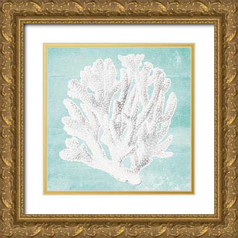 Sand Sea 1 Gold Ornate Wood Framed Art Print with Double Matting by Brown, Victoria