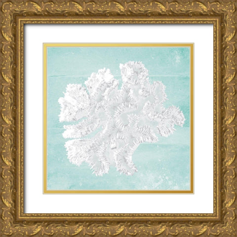 Sand Sea 3 Gold Ornate Wood Framed Art Print with Double Matting by Brown, Victoria