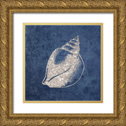 Sea Life Blues 2 Gold Ornate Wood Framed Art Print with Double Matting by Brown, Victoria