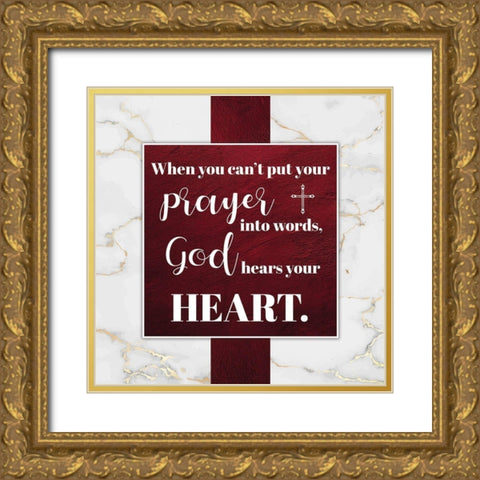 Religious 3 Gold Ornate Wood Framed Art Print with Double Matting by Brown, Victoria