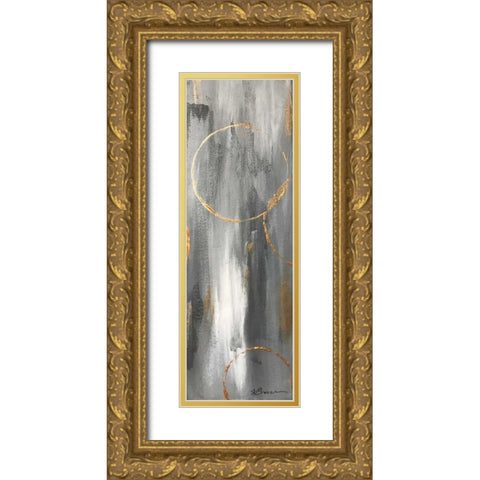 Gray Matter Dyptich 2 Gold Ornate Wood Framed Art Print with Double Matting by Brown,Victoria