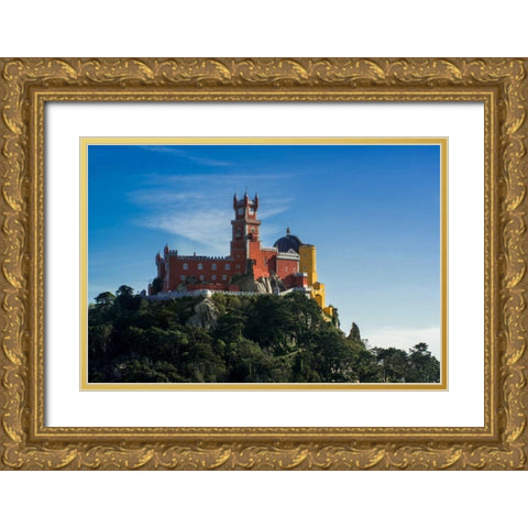 Portugal Sintra 1 Gold Ornate Wood Framed Art Print with Double Matting by Kostka, Vladimir