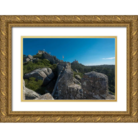 Portugal Sintra 2 Gold Ornate Wood Framed Art Print with Double Matting by Kostka, Vladimir