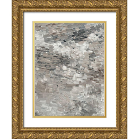 Beige Wall Paint 1 Gold Ornate Wood Framed Art Print with Double Matting by Barski, Karen