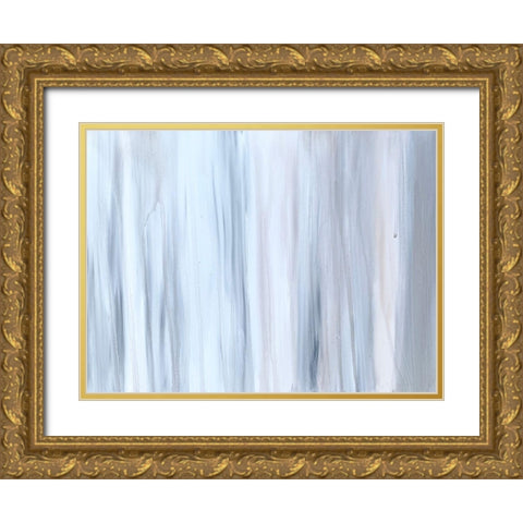 Clear Blue Seas 1 Gold Ornate Wood Framed Art Print with Double Matting by Barski, Karen