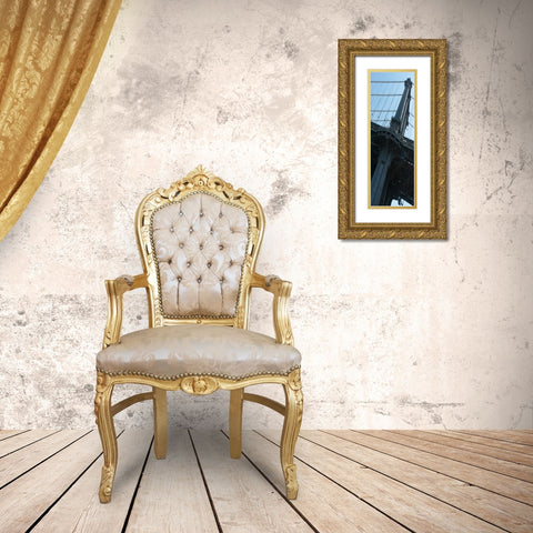 I Am New York Gold Ornate Wood Framed Art Print with Double Matting by A.D. Lines