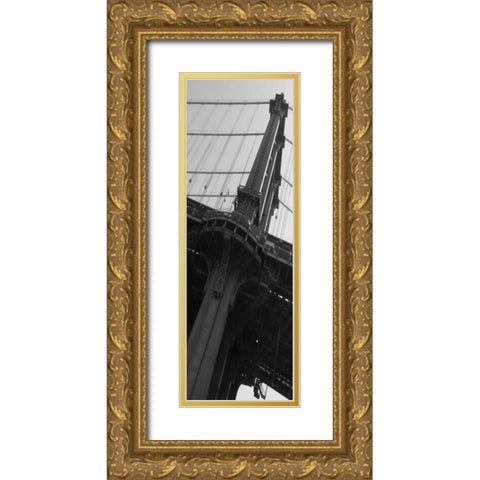 I Am New York Gold Ornate Wood Framed Art Print with Double Matting by A.D. Lines