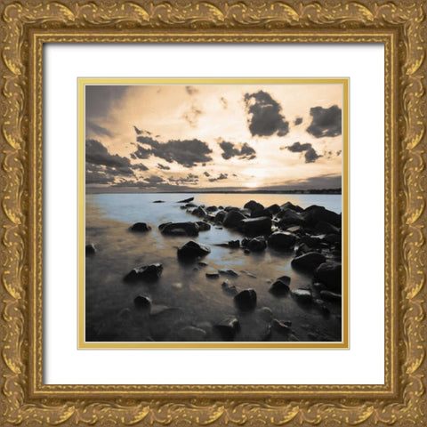 Sunset Cometh Gold Ornate Wood Framed Art Print with Double Matting by Brown, Victoria