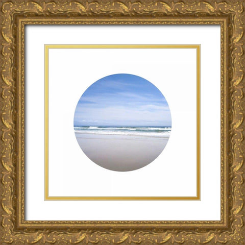 Choppy Waves Abroad Gold Ornate Wood Framed Art Print with Double Matting by Foschino, Suzanne