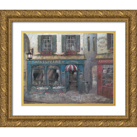 Favorite Getaway Gold Ornate Wood Framed Art Print with Double Matting by Manning, Ruane