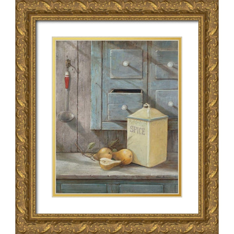 Grams Recipe Gold Ornate Wood Framed Art Print with Double Matting by Manning, Ruane