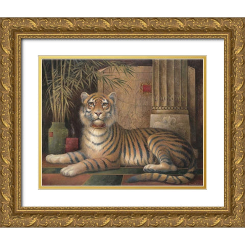 Global Revolution I Gold Ornate Wood Framed Art Print with Double Matting by Vollherbst-Lane, Elaine
