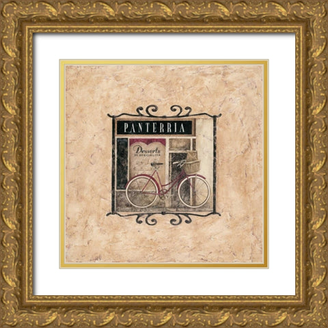 Panterria Gold Ornate Wood Framed Art Print with Double Matting by Donovan, Maria