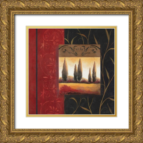 Before Dusk II Gold Ornate Wood Framed Art Print with Double Matting by Robinson, Carol