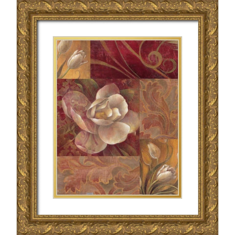 Variety of Style I Gold Ornate Wood Framed Art Print with Double Matting by Vollherbst-Lane, Elaine