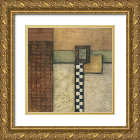Organic Fundamentals I Gold Ornate Wood Framed Art Print with Double Matting by Olson, Norm