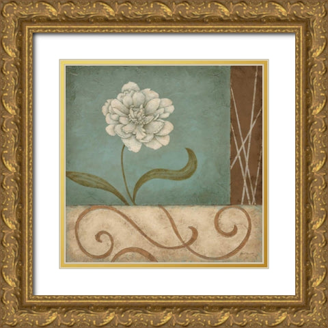 Softer Side I Gold Ornate Wood Framed Art Print with Double Matting by Carroll, Jane