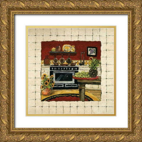Cozy Cooking II Gold Ornate Wood Framed Art Print with Double Matting by Olson, Charlene