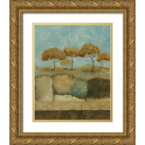 Inspired by Nature II Gold Ornate Wood Framed Art Print with Double Matting by Olson, Norm