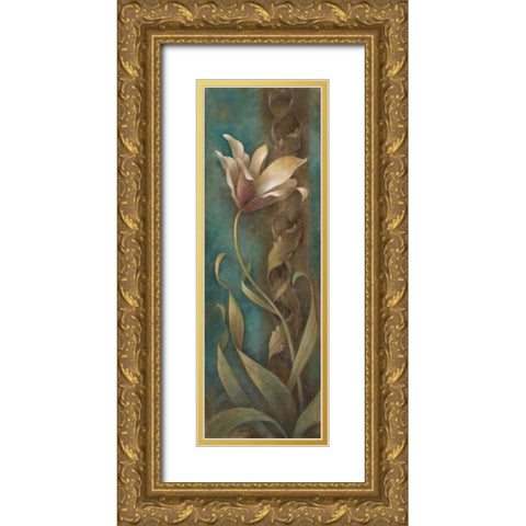 Gracieux I Gold Ornate Wood Framed Art Print with Double Matting by Vollherbst-Lane, Elaine