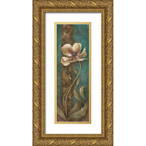 Gracieux II Gold Ornate Wood Framed Art Print with Double Matting by Vollherbst-Lane, Elaine
