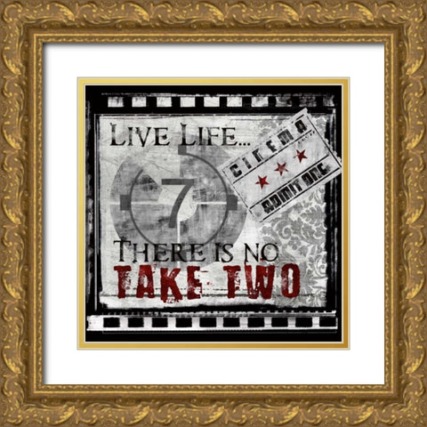 Take Two Gold Ornate Wood Framed Art Print with Double Matting by Knutsen, Conrad