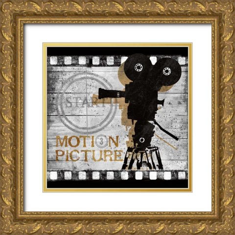Motion Picture Gold Ornate Wood Framed Art Print with Double Matting by Knutsen, Conrad