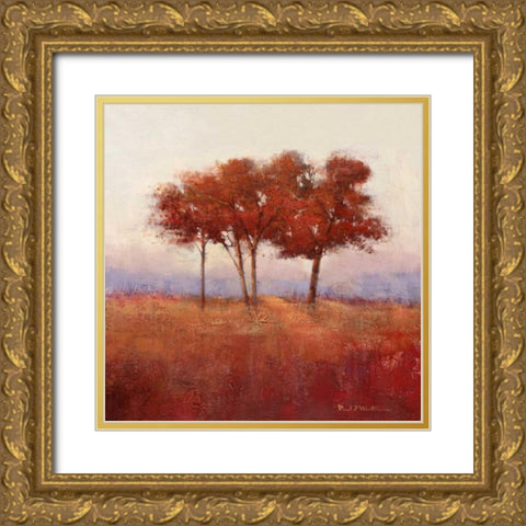 Mathenia-Autumn Morning II Gold Ornate Wood Framed Art Print with Double Matting by Mathenia, Paul