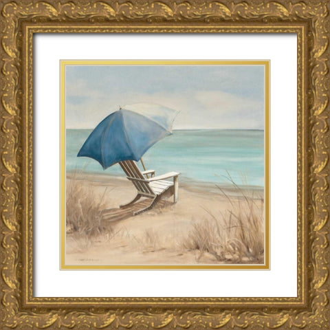 Summer Vacation I Gold Ornate Wood Framed Art Print with Double Matting by Robinson, Carol