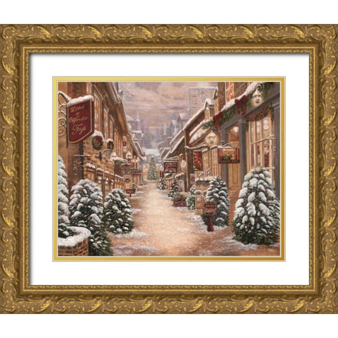 Land of Wonder Gold Ornate Wood Framed Art Print with Double Matting by Brown, Betsy