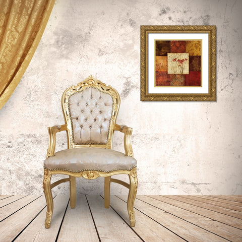 Autumns Edge I Gold Ornate Wood Framed Art Print with Double Matting by Knutsen, Conrad