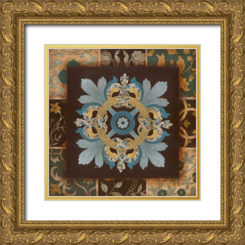 Relativity II Gold Ornate Wood Framed Art Print with Double Matting by Tava Studios