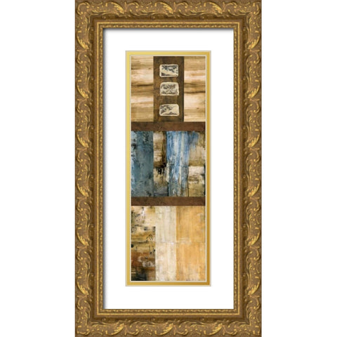 Northern Wood I Gold Ornate Wood Framed Art Print with Double Matting by Olson, Norm