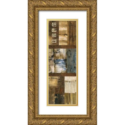 Northern Wood II Gold Ornate Wood Framed Art Print with Double Matting by Olson, Norm