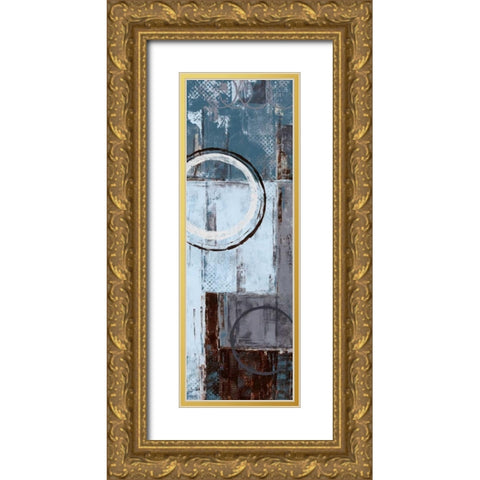 Cool Dance I Gold Ornate Wood Framed Art Print with Double Matting by Donovan, Maria