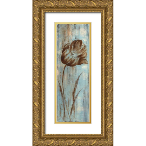 Mays Arrival I Gold Ornate Wood Framed Art Print with Double Matting by Nan