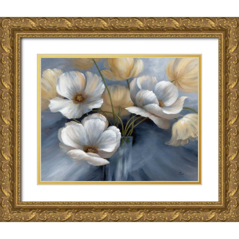 Scent of Summer I Gold Ornate Wood Framed Art Print with Double Matting by Nan