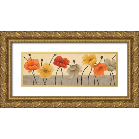 Spring Day I Gold Ornate Wood Framed Art Print with Double Matting by Robinson, Carol