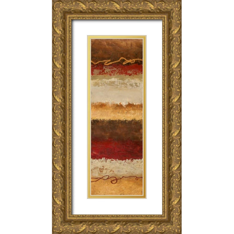 Infused I Gold Ornate Wood Framed Art Print with Double Matting by Olson, Norm