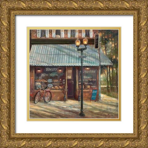 Pastry Shop Gold Ornate Wood Framed Art Print with Double Matting by Manning, Ruane