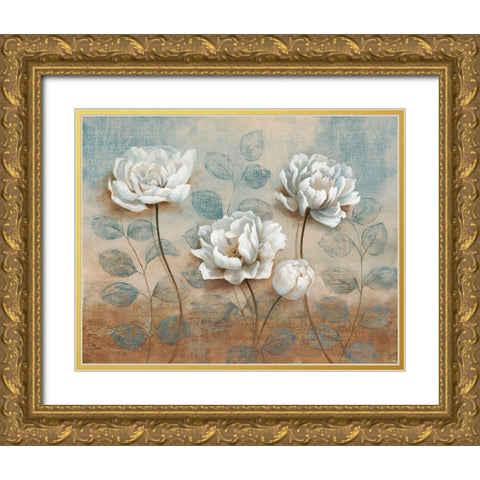 Summers Embrace I Gold Ornate Wood Framed Art Print with Double Matting by Nan