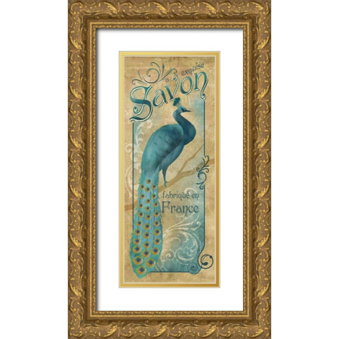 Exquise Savon Gold Ornate Wood Framed Art Print with Double Matting by Knutsen, Conrad