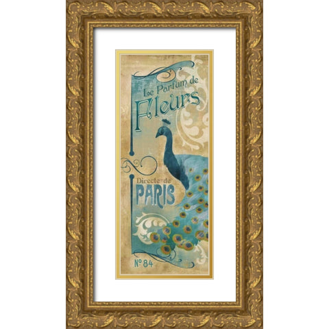 Le Parfum de Fleurs Gold Ornate Wood Framed Art Print with Double Matting by Knutsen, Conrad