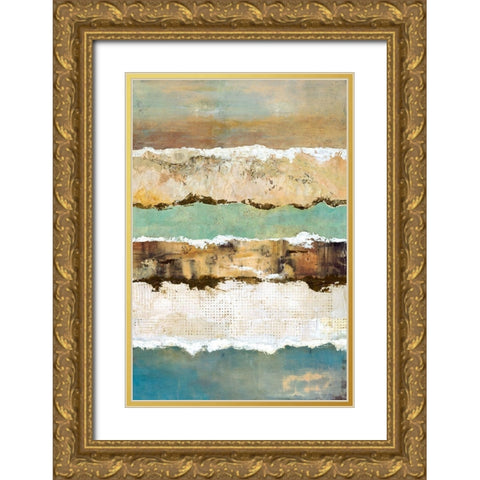On the Edge II Gold Ornate Wood Framed Art Print with Double Matting by Olson, Norm