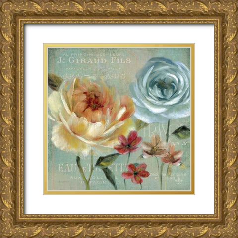 Le Jardin de Paris I Gold Ornate Wood Framed Art Print with Double Matting by Robinson, Carol