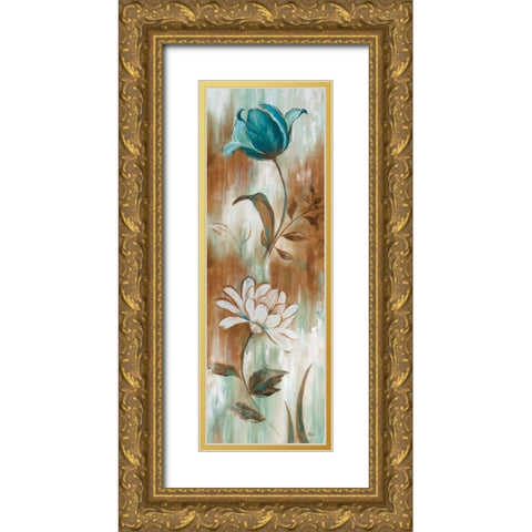Natures Patina I Gold Ornate Wood Framed Art Print with Double Matting by Nan